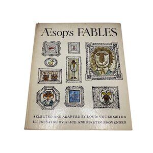 Aesop's Fables A Giant Golden Book hardcover illustrated by Alice & Martin Prove